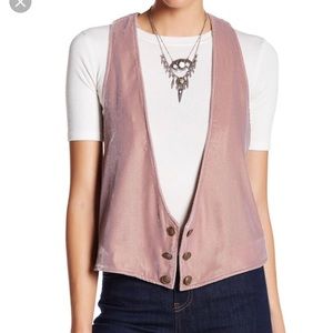 Free People Velvet Vibes vest